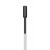 XAXE Lineární svítidlo, vertikální díl, těleso hliník, povrch černá, difuzor plast opál, LED 14W, 1367lm, teplá 3000K, Ra90, 230V, IP40, tř.3, rozměry d=16mm, h=1617mm.