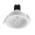 XDRILL Vestavné, dvoubodové svítidlo, nastav směr sv, materiál hliník bílá, krycí plast transp, LED 2x9W, 1400lm, neutrální 4000K, UGR<10, Ra90, 230V, IP20, tř.2, d=140mm, h=113mm, vč trafa
