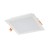 XFACE Stropní, podhledové, čtvercové svítidlo, těleso hliník, povrch bílá, difuzor plast opál, LED 12W, neutrální 4000K, 1002lm, vyzař. úhel 120°, 230V, IP20, Ra80, tř.2, rozměry 150x150x25mm