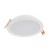 XFACE Stropní, podhledové, kruhové svítidlo, těleso hliník, povrch bílá, difuzor plast opál, LED 12W, neutrální 4000K, 997lm, vyzař. úhel 120°, 230V, IP20, Ra80, tř.2, rozměry d=150mm, h=25mm