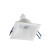 XKONE Stropní, podhledové, bodové, komínkové čtvercové svítidlo, materiál hliník, povrch bílá, pro žárovku 1x50W, GU10, ES50, 230V, IP20, tř.1, rozměry 82x82x35mm