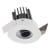 XPIXEL Stropní, podhledové, bodové svítidlo, výklopné +-15°, těleso hliník, povrch bílá, komínek černá, LED 9W, 790lm/679lm, teplá 3000K, Ra90, vyzař úhel 30°, 230V, IP20, rozmy d=60mm, h=54mm, trafo na kab