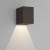 OSLO 100 Nástěnné svítidlo venkovní, těleso hliník, povrch černá, difuzor sklo, LED 1x3W, teplá 3000K, 47lm/cca 2W žár., Ra85, 230V, IP65, tř.1, 100x100x70mm, svítí dolů.