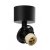 LUCAS BASE DOWNLIGHT Základna bodového svítidla nastavitelný směr svícení, povrch černá, pro žárovku 1x10W, GU10 ES50, 230V, IP20, d=55mm, krycí váleček SAMOSTATNĚ