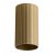LUCAS TUBE RIBBED Krycí váleček, materiál kov, povrch mosaz zlatá, drážkovaný d=55mm, l=100mm