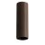 LUCAS TUBE RIBBED Krycí váleček, materiál kov, povrch hnědá kávová, drážkovaný d=55mm, l=500mm