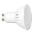 LED žárovka GU10 10W LED žárovka bodová, těleso plast bílá, difuzor plast opál, LED 10W, 940lm, teplá 2700K, GU10, vyzař. úhel 120°, Ra80, 230V, rozměry d=50mm, h=56mm