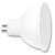 LED žárovka GU5,3 5W LED žárovka bodová, těleso plast bílá, difuzor plast opál, LED 5W, teplá 2700K, 470lm, MR16, vyzař. úhel 120°, Ra80, 12V, rozměry d=50mm, h=48mm