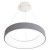 LORNA HL R 40W CCT Závěsné svítidlo, těleso kov, povrch bílá, dif plast, LED 40W, 2600lm, dálkovým ovladačem stmívatelné. CCT nast teplota teplá 3000K-denní 6500K, Ra80, 230V, IP20, d=450mm, vč závěs lanka l=1200mm
