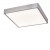 VITOS LED 28W IP20 čtvercové VÝPRODEJ Stropní přisazené svítidlo, těleso hliník, povrch nikl mat, difuzor plast opál, LED 1x28W, 3300lm/2520lm, neutrální 4000K, stmív TRIAC, 230V, IP20, tř.2, rozměry 220x220x26mm
