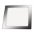 NURO-S LED 6W Stropní, podhledové svítidlo čtvercové, těleso hliník, povrch chrom mat, difuzor plast opál, LED 6W, 420lm, neutrální 3800K, Ra80, 230V trafo/kab, IP20, tř.2, rozměry 120x120x23mm