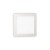 GROOVE Podhledové svítidlo, těleso hliník, povrch bílá, difuzor plast bílá opál, LED 20W, teplá 3000K, 1400lm, 230V, IP20, tř.1, rozměry 168x168x35mm, trafo na kabelu
