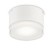 URANO Stropní přisazené svítidlo, těleso hliník, povrch práškový lak bílá mat, difuzor plast mat, pro LED, 1x15W, GX53, 230V, do koupelny IP44, tř.1. rozměry d=120mm h=75mm