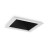 GAME SQUARE Stropní, podhledové svítidlo bodové, těleso hliník, povrch lak bílá/černá, krycí sklo čiré, LED 1x10W, teplá 3000K, 720lm, 230V, IP20, tř.2. rozměry 84x84x120mm