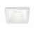 GAME SQUARE Stropní, podhledové svítidlo bodové, těleso hliník, povrch lak bílá mat, krycí sklo čiré, LED 1x10W, teplá 3000K, 720lm, 230V, IP20, tř.2. rozměry 84x84x120mm