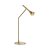 DIESIS Stolní lampa, nastav. směr svícení, materiál kov, povrch mosaz, LED 6,5W, 500lm, teplá 3000K, dotyk. stmívání, 230V, IP20, tř.2, rozměry d=190mm, h=655mm.