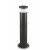 TORRE Sloupkové venkovní svítidlo, těleso hliník, povrch černá, difuzor plast opál, pro žárovku 1x15W, E27, 230V, IP65, tř.1, rozměry d=180mm, h=800mm.