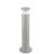 TORRE Sloupkové venkovní svítidlo, těleso hliník, povrch šedá, difuzor plast opál, pro žárovku 1x15W, E27, 230V, IP65, tř.1, rozměry d=180mm, h=800mm.