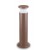 TORRE Sloupkové venkovní svítidlo, těleso hliník, povrch kávová, difuzor plast opál, pro žárovku 1x15W, E27, 230V, IP65, tř.1, rozměry d=180mm, h=600mm.