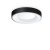 PLANET Stropní přisazené svítidlo, těleso hliník, povrch černá, difuzor plast opál, LED 20W, 1850lm, teplá 3000K, 230V, IP20, tř.2, rozměry d=400mm, h=50mm.