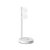 PING PONG Stolní lampa, základna kov, barva bílá, difuzor plast opál, LED 6W, 500lm, teplá 3000K, 230V, IP20, tř.2, rozměry d=150mm, h=350mm.
