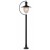 ARUBA Sloupkové venkovní svítidlo, těleso kov, povrch lak černá mat, difuzor sklo opál, pro žárovku 1x24W, E27, 230V, IP44, tř.1. rozměry 250x295x1110mm