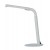 GILLY Stolní lampa, nastav. směr svícení, husí krk, těleso kov, povrch bílá, difuzor plast opál, LED 3W, teplá 2700K, 320lm, 230V, IP20, tř.3, rozměry základna d=140mm, h=490mm.