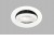 MAX Stropní podhledové bodové svítidlo, výklopné +-30°, těleso hliník, bílá, LED 8W, 735lm, teplá 3000K, stmív. Casambi, vyzař. úhel 60°, Ra90, 230V, do koupelny IP65, rozměry d=80mm, h=30mm.