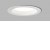 KAPA Stropní podhledové svítidlo, hliník, bílá, LED 12W, 1350lm, nast. teplota CCT teplá 3000K-neutrální 4000K, vyzař. úhel 90°, Ra80, 230V, IP54, rozměry d=145mm, h=53mm.
