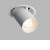 HIDE Stropní podhledové bodové svítidlo, vyklopení až 90°, těleso hliník, bílá, LED 10-20W, 900-1800lm, teplá 3000K, vyzař. úhel 50°, UGR<19, Ra90, 230V, IP20, rozměry d=100mm, h=111mm.