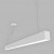 LINO II 90 P-Z, W Závěsné svítidlo, hliník, bílá, dif mikroprisma, LED 18-24W, 2520-3360lm, přepín teplota CCT 3000K/3500K/4000K, Ra80, 230V, IP20, rozměry 900x85x65mm, lank záv 2500mm, sv dolů