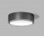 ROLO LED 6W, IP65 Stropní přisazené svítidlo, těleso hliník, povrch černá-antracit, LED 6W, 420lm, teplá 3000K, vyzařovací úhel 160°, Ra80, 230V, IP65, rozměry d=107mm, h=36mm