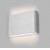 FLAT Nástěnné venkovní svítidlo, základna hliník, povrch bílá, difuzor plast opál, LED 2x3W, 2x340lm, přepín CCT teplota teplá 3000K-denní 5700K, Ra90, 230V, IP65, 135x90x30,5mm, svítí nahoru/dolů.