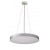 MENKAR Závěsné svítidlo, hliník, šedostříbrná, dif plast opál, LED 45W, přepín. CCT teplá 3000K-neutrální 4000K, stmív TRIAC, Ra80, 230V, IP20, rozměry d=400mm, vč závěs lanka až l=3000mm, svítí nahoru/dolů
