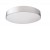 MENKAR Stropní svítidlo, těleso hliník, povrch stříbrná, difuzor plast opál, LED 45W, přepín CCT teplá 3000K-neutrální 4000K, stmív TRIAC, 230V, IP20, rozměry d=400mm, h=90mm, svítí nahoru/dolů