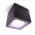 MOB II Přisazené stropní venkovní svítidlo, materiál hliník, povrch antracit, difuzor plast opál, pro LED 1x9W, GX53, 230V, IP54, tř.1, rozměry 108x108x100mm