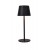 ADAME 1,1W, IP54, USB C Stolní lampa, těleso hliník, černá mat, krycí plast čirý, LED 1,1W, 100lm, teplá 3000K, dotyk stmívání, Ra80, napájení akumulátor 2200mAh, nabíjení USB C, IP54, rozměry d=110mm, h=280mm