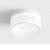 ARLON PL 18W UGR>19 Stropní přisazené bodové svítidlo, těleso hliník, povrch bílá, difuzor plast opál, LED 18W, 1208lm, teplá 3000K, vyzař. úhel 60°, UGR>19, Ra90, 230V, IP20, rozměry d=200mm, h=105mm.