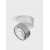 DAME PL W 7W Stropní přisazené svítidlo, výklopné, hliník, povrch bílá a chrom, LED 7W, 624lm, teplá 3000K, vyzař. úhel 45°, Ra90, 230V, IP20, rozměry d=75mm, h=70mm.
