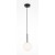 INFERO HL 1x40W, E14 Závěsné svítidlo, těleso kov, povrch černá, difuzor sklo opál, pro žárovku 1x40W, E14, 230V, IP20, tř.1, rozměry d=150mm, h=300mm, vč závěs kabelu l=1800mm, lze zkrátit.