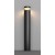 UTEY FL 12W IP65 Sloupkové venkovní svítidlo, těleso kov, povrch černá grafit, difuzor plast opál, LED 12W, 280lm, teplá 3000K, Ra80, 230V, IP65, rozměry d=120mm, h=800mm, svítí dolů.