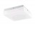CUBE Stropní venkovní svítidlo, základna kov, povrch bílá, difuzor sklo opál, pro žárovku 1x40W, E27, 230V, IP44, rozměry 250x250x80mm