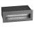 STEP LIGHT Vestavné venkovní svítidlo do stěny, základna hliník, povrch tmavě šedá, LED 1x3W, teplá 3000K, 270lm, 230V, IP54, rozměry 135x80x55mm, svítí dolů