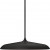 ARTIST 25 BLACK Závěsné svítidlo, těleso kov, černá, difuzor plast opál, LED 14W, teplá 2700K, 1000lm, Ra80, stmív TRIAC, 230V, IP20, tř.2, rozměry d=250mm, h=60mm, vč. záv. kabelu s textil úpletem 3000mm, lze zkr