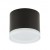 BILBA 1x12W, GX53, IP20 Stropní přisazené svítidlo, těleso hliník, povrch černá, difuzor plast opál, pro LED 1x12W, GX53, 230V, IP20, tř.1, rozměry d=85mm, h=70mm