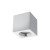 ZUDA SQ 1x15W, GU10, IP44 Stropní přisazené bodové svítidlo, těleso hliník, povrch chrom, krycí sklo čiré, pro žárovku 1x15W, GU10, 230V, do koupelny IP44, rozměry 85x85mm.