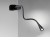 CLIP SNAKE Stolní lampa s klipem, skřipcem, flexibilní rameno, těleso plast a kov, povrch černá lesk, LED 3W, teplá 3000K, 260lm, 230V, IP20, rozměry l=630mm.