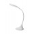 SONAGLI Stolní lampa, flexibilní rameno, těleso plast, povrch bílá lesk, LED 4,5W, teplá 3000K, 480lm, stmívatelné, 230V, IP20, rozměry 460x440mm.