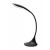 SONAGLI Stolní lampa, flexibilní rameno, těleso plast, povrch černá lesk, LED 4,5W, teplá 3000K, 480lm, stmívatelné, 230V, IP20, rozměry 460x440mm.