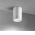 PENDO Stropní přisazené bodové venkovní svítidlo, těleso hliník, povrch bílá mat, kryt sklo, pro žárovku 1x35W, GU10, 230V, IP44, rozměry d=65mm, h=100mm.